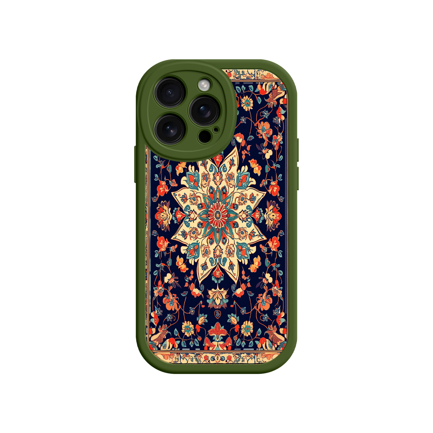 #MC0029 Factory Wholesale Mandala iPhone 17 Case – Ornate Pattern, Bohemian Style, Artistic Floral Design