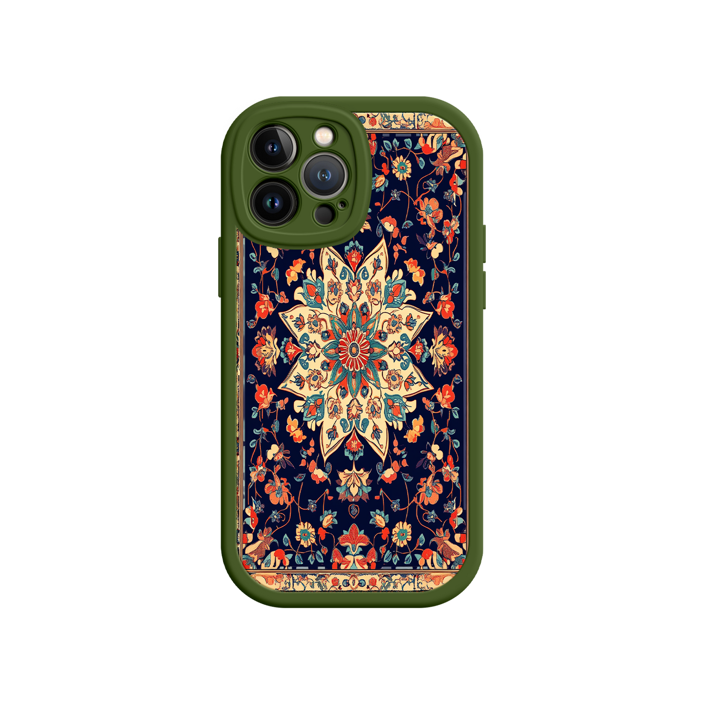 #MC0029 Factory Wholesale Mandala iPhone 17 Case – Ornate Pattern, Bohemian Style, Artistic Floral Design