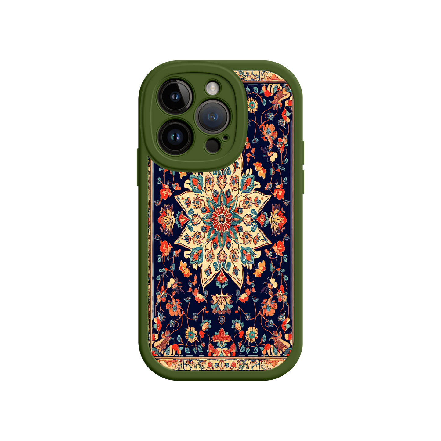 #MC0029 Factory Wholesale Mandala iPhone 17 Case – Ornate Pattern, Bohemian Style, Artistic Floral Design