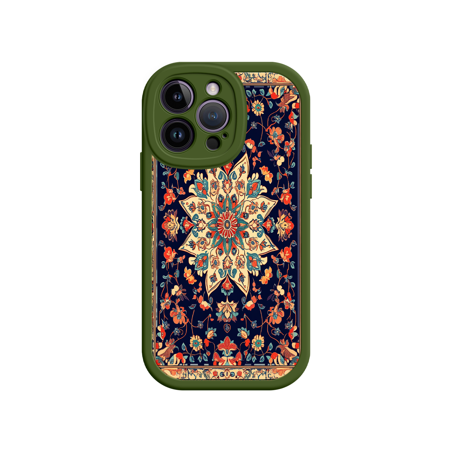#MC0029 Factory Wholesale Mandala iPhone 17 Case – Ornate Pattern, Bohemian Style, Artistic Floral Design