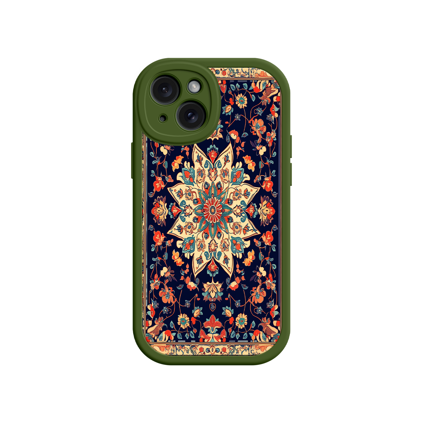#MC0029 Factory Wholesale Mandala iPhone 17 Case – Ornate Pattern, Bohemian Style, Artistic Floral Design