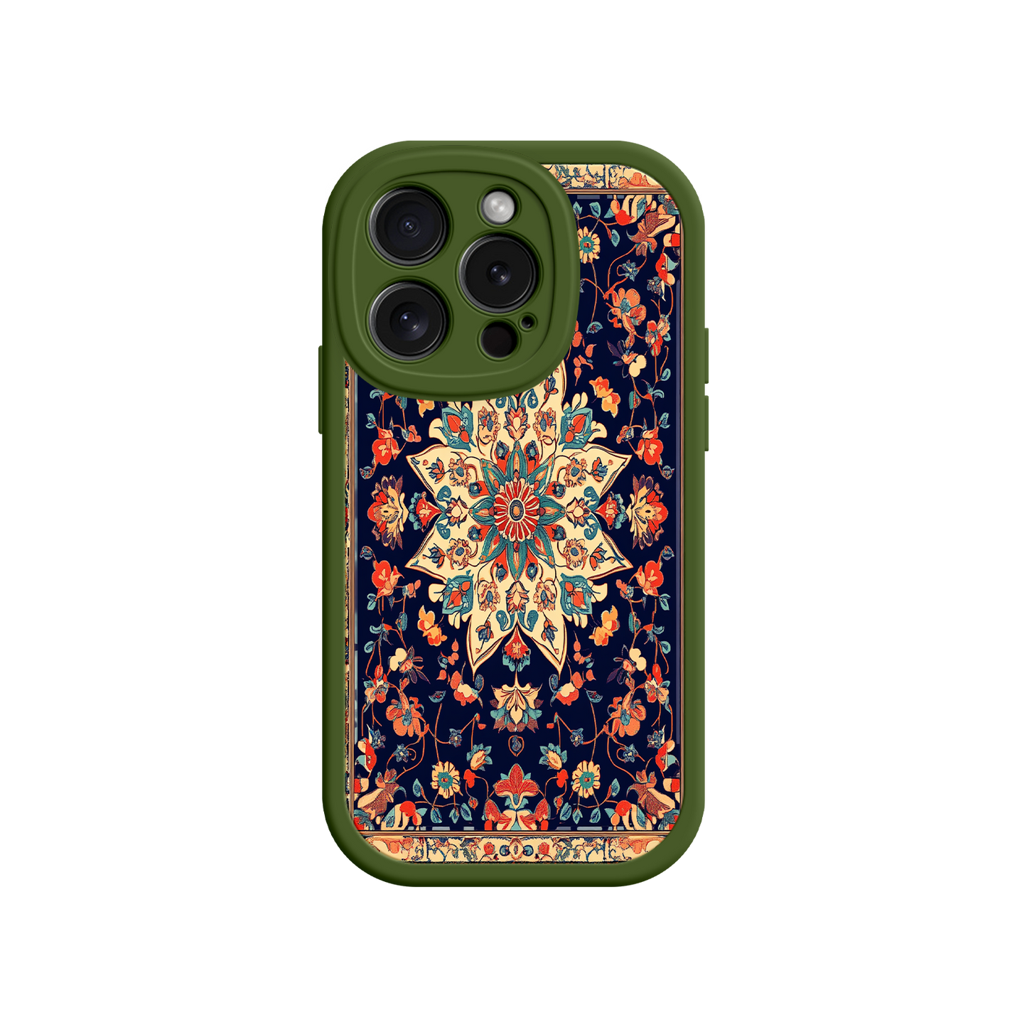 #MC0029 Factory Wholesale Mandala iPhone 17 Case – Ornate Pattern, Bohemian Style, Artistic Floral Design