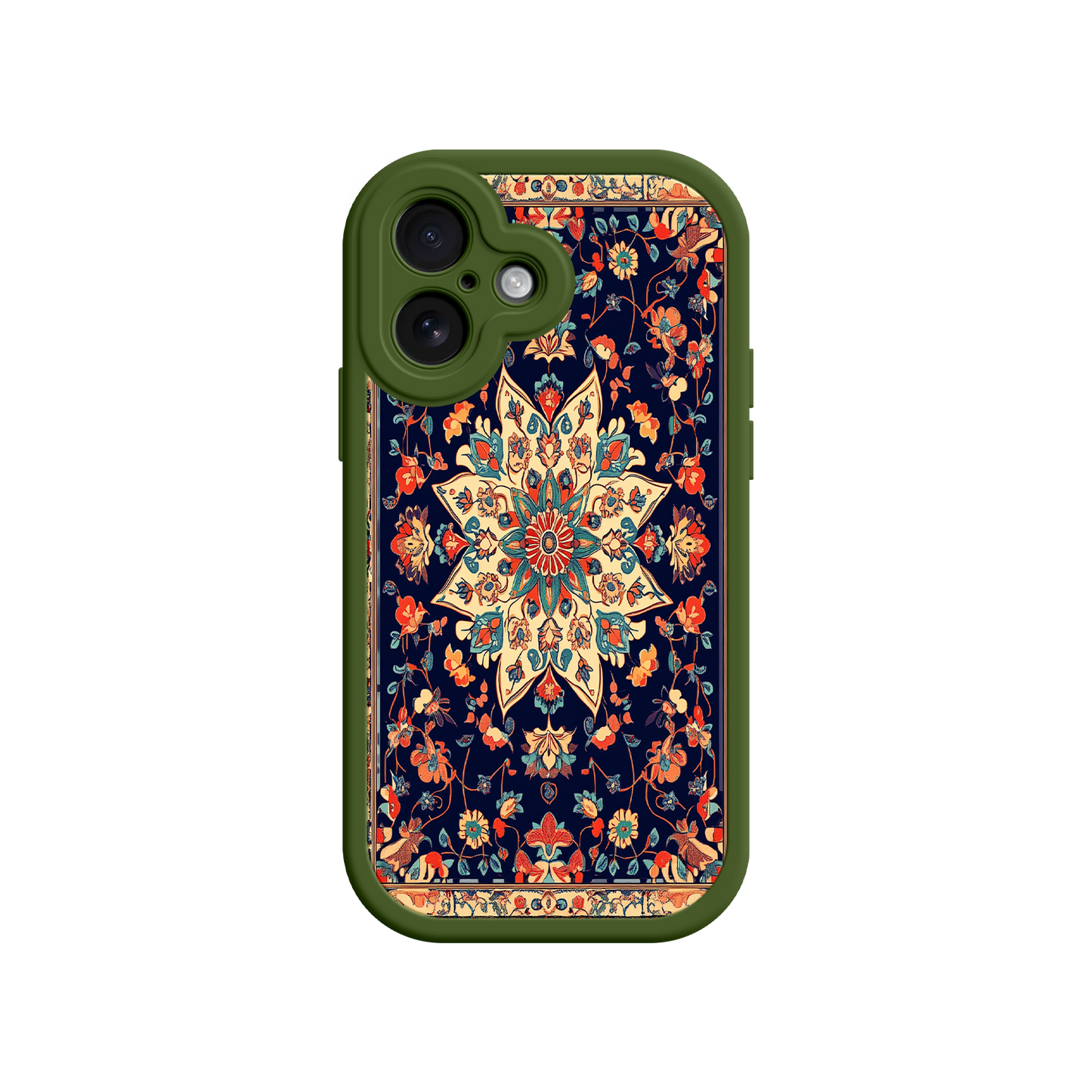 #MC0029 Factory Wholesale Mandala iPhone 17 Case – Ornate Pattern, Bohemian Style, Artistic Floral Design