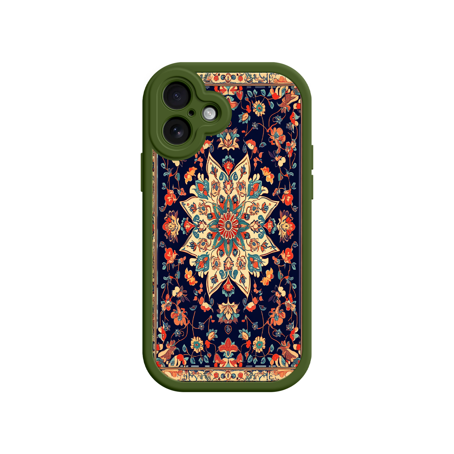 #MC0029 Factory Wholesale Mandala iPhone 17 Case – Ornate Pattern, Bohemian Style, Artistic Floral Design