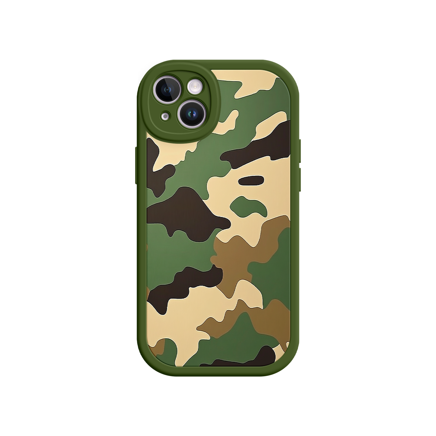 #MC0031 Factory Wholesale Military Camo iPhone 17 Case – Woodland Camouflage, Tactical Design, Rugged Phone Cover