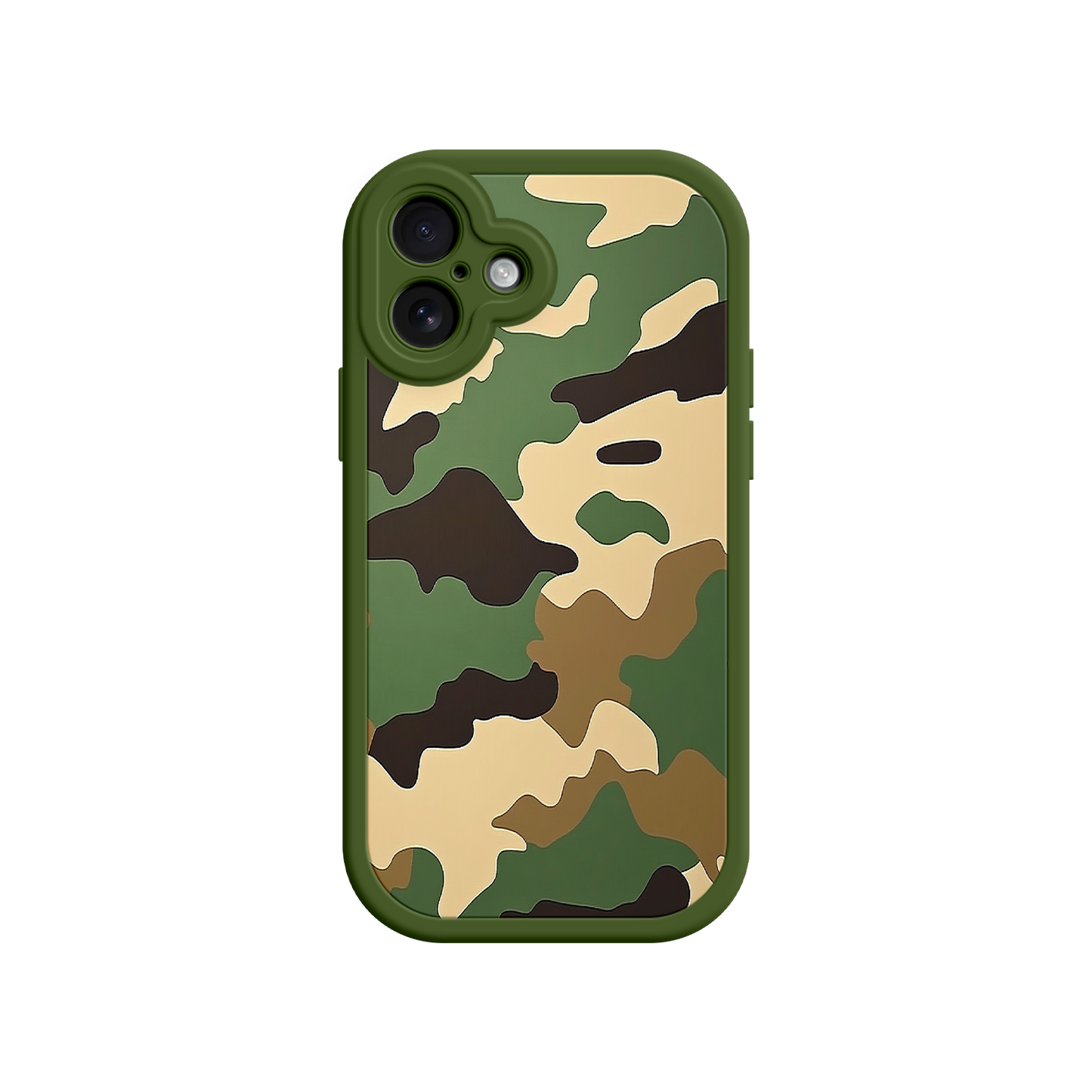 #MC0031 Factory Wholesale Military Camo iPhone 17 Case – Woodland Camouflage, Tactical Design, Rugged Phone Cover