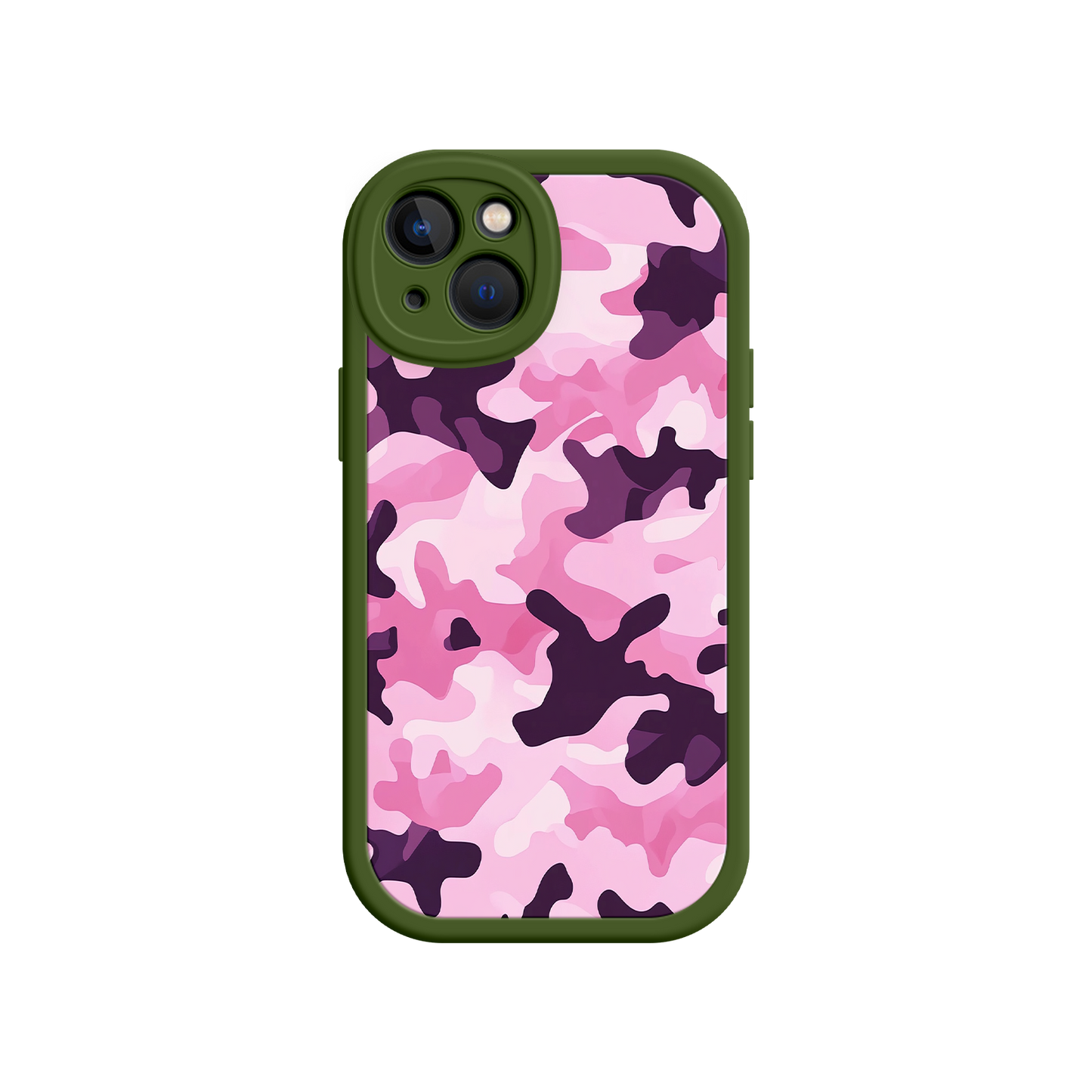 #MC0030 Factory Wholesale Pink Camo iPhone 17 Case – Camouflage, Feminine Style, Protective Phone Cover