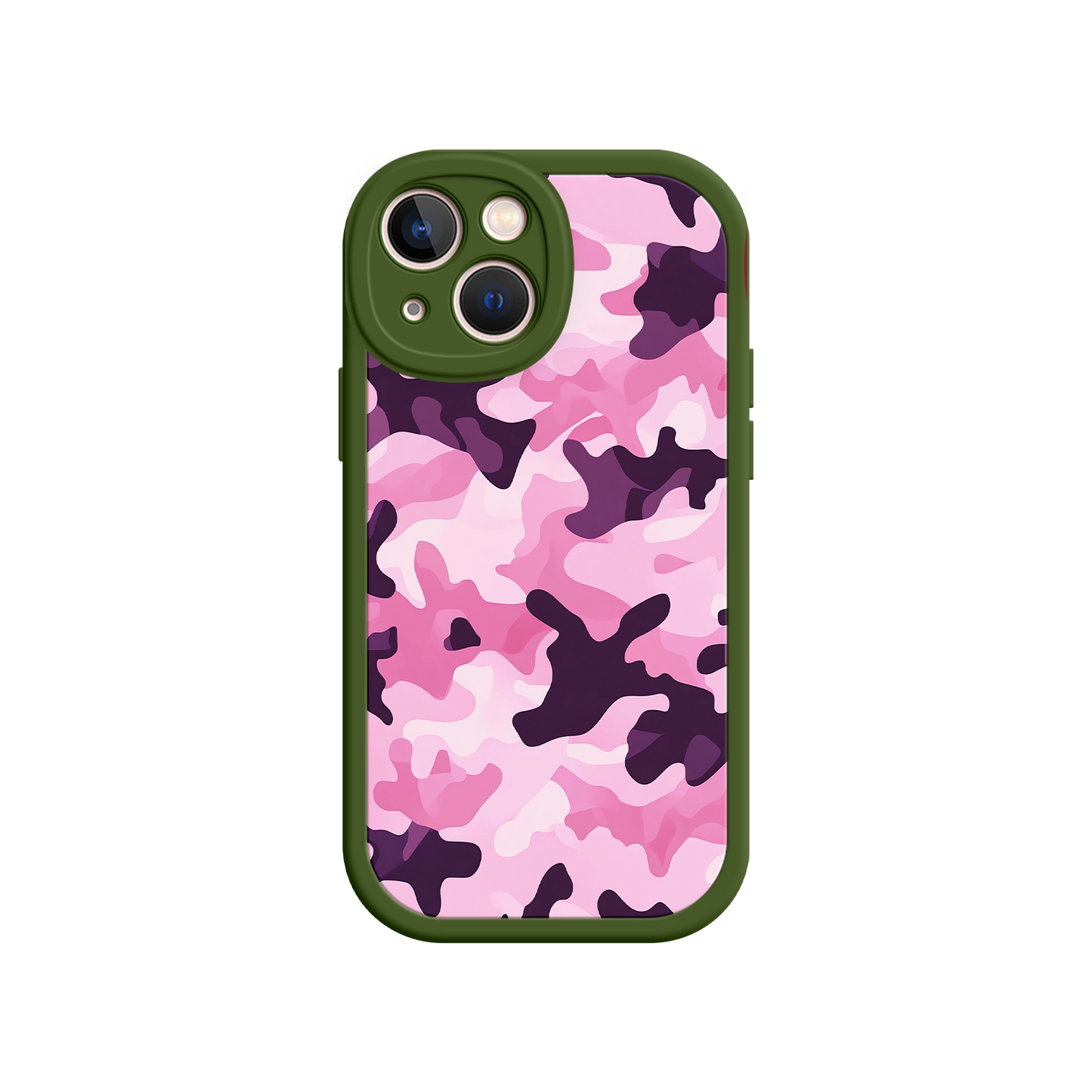 #MC0030 Factory Wholesale Pink Camo iPhone 17 Case – Camouflage, Feminine Style, Protective Phone Cover