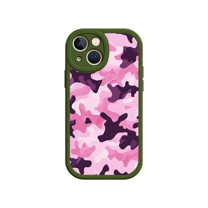 #MC0030 Factory Wholesale Pink Camo iPhone 17 Case – Camouflage, Feminine Style, Protective Phone Cover