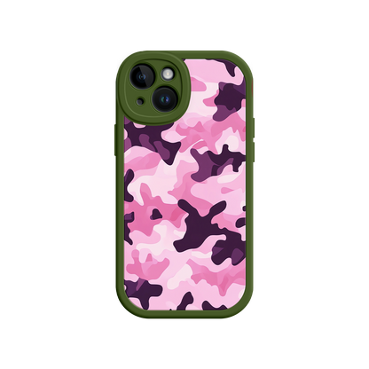 #MC0030 Factory Wholesale Pink Camo iPhone 17 Case – Camouflage, Feminine Style, Protective Phone Cover