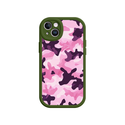 #MC0030 Factory Wholesale Pink Camo iPhone 17 Case – Camouflage, Feminine Style, Protective Phone Cover