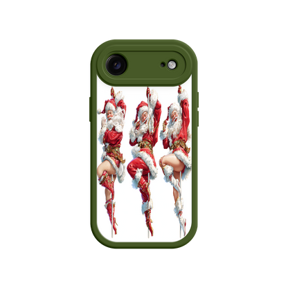 Santa dancer phone case for festive lifestyle shots