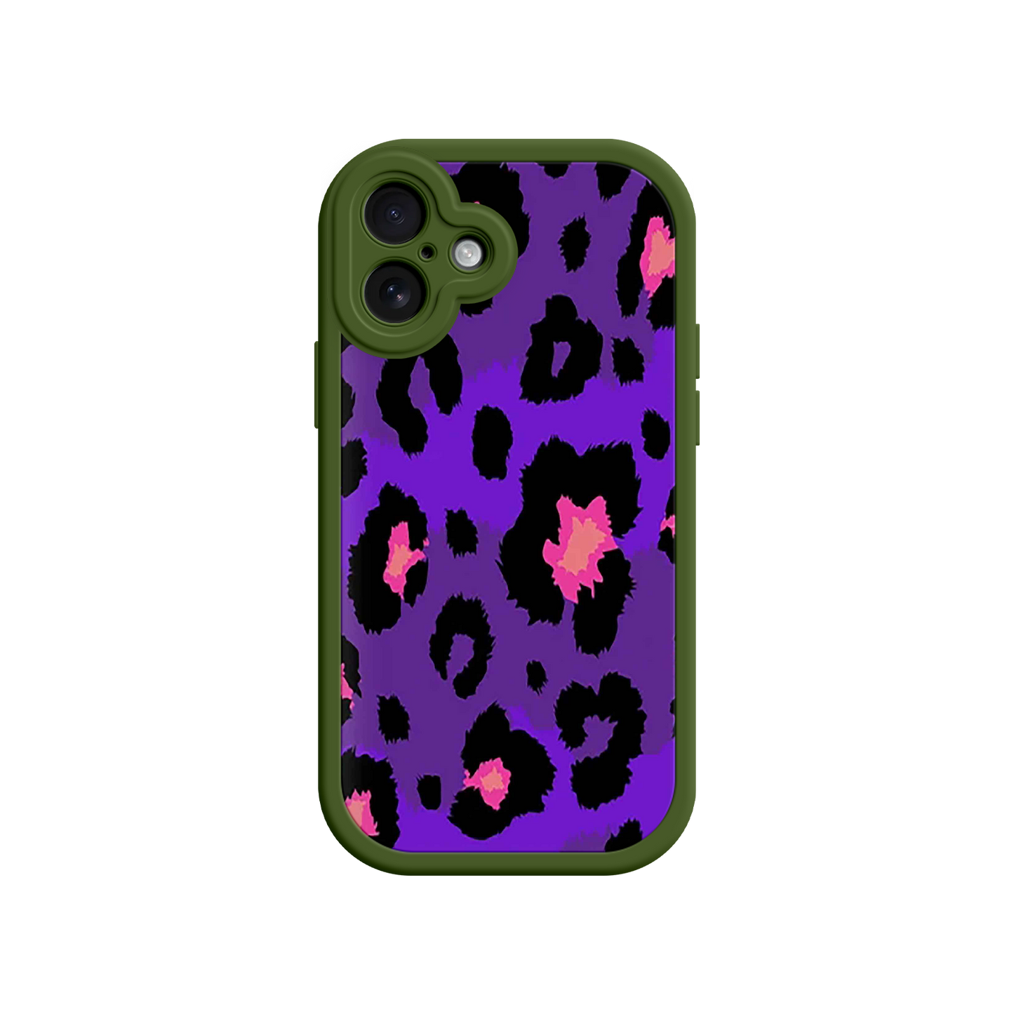 #MC0025 Factory Wholesale Purple Leopard Print iPhone 17 Case – Trendy Animal Print, Protective Fashion Cover, Bold & Stylish Design