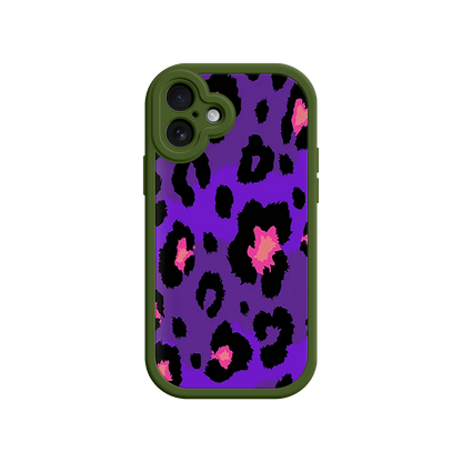 #MC0025 Factory Wholesale Purple Leopard Print iPhone 17 Case – Trendy Animal Print, Protective Fashion Cover, Bold & Stylish Design