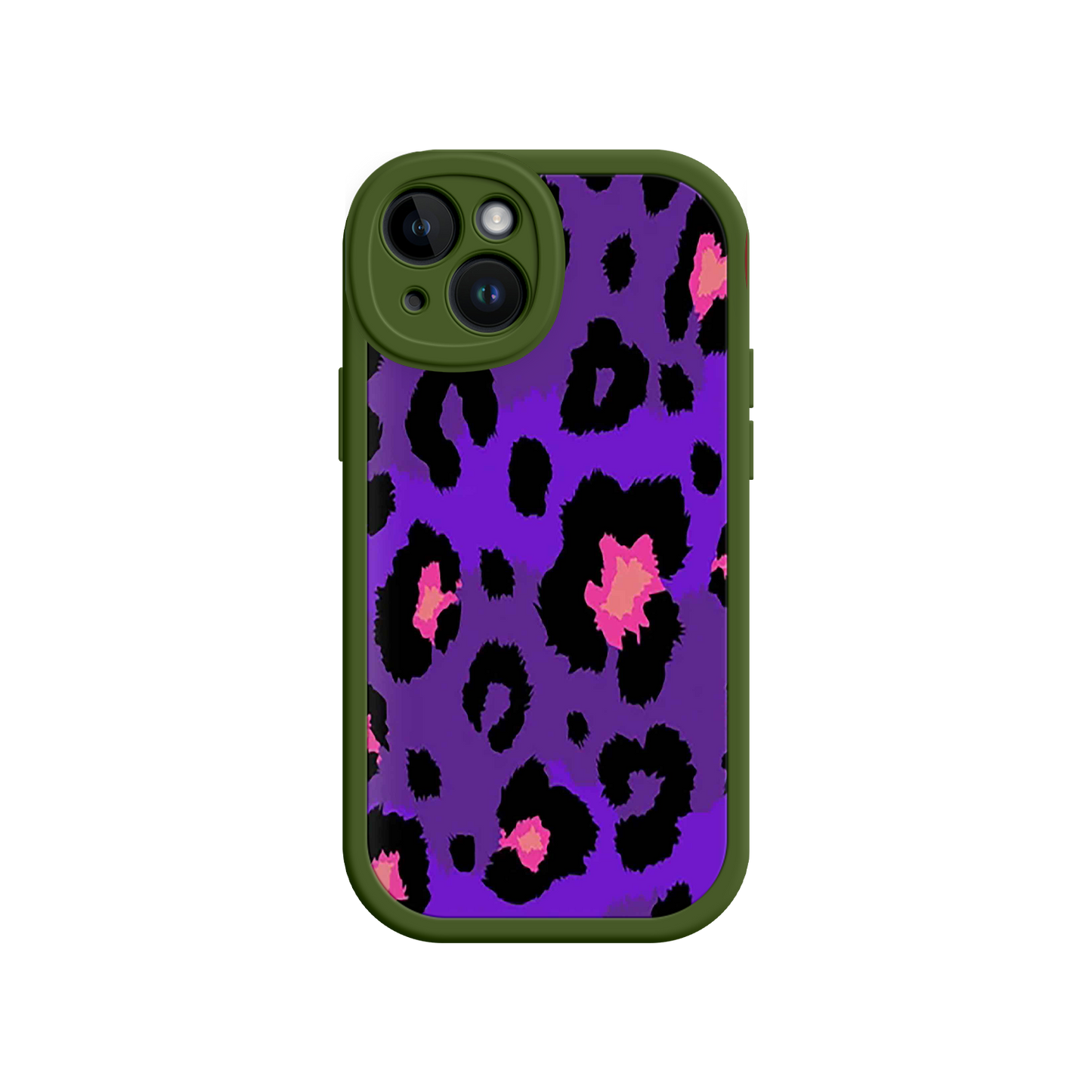 #MC0025 Factory Wholesale Purple Leopard Print iPhone 17 Case – Trendy Animal Print, Protective Fashion Cover, Bold & Stylish Design