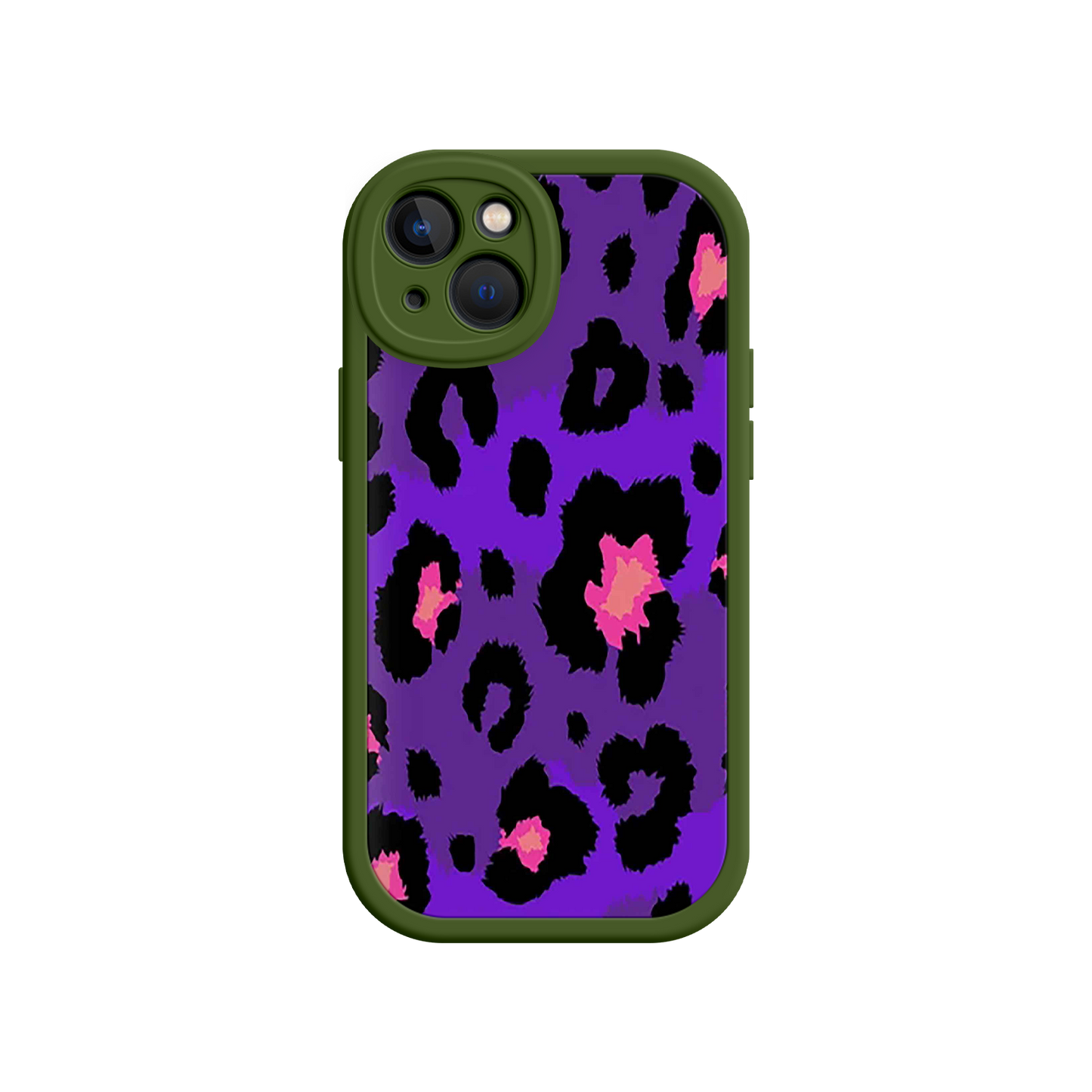 #MC0025 Factory Wholesale Purple Leopard Print iPhone 17 Case – Trendy Animal Print, Protective Fashion Cover, Bold & Stylish Design