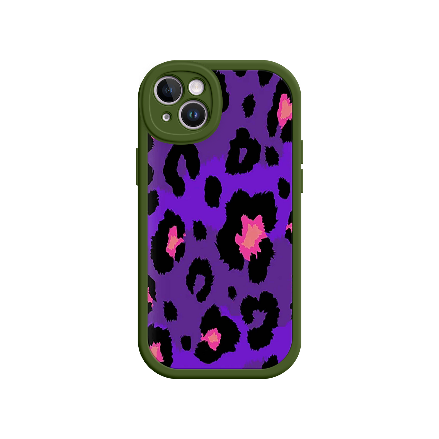 #MC0025 Factory Wholesale Purple Leopard Print iPhone 17 Case – Trendy Animal Print, Protective Fashion Cover, Bold & Stylish Design