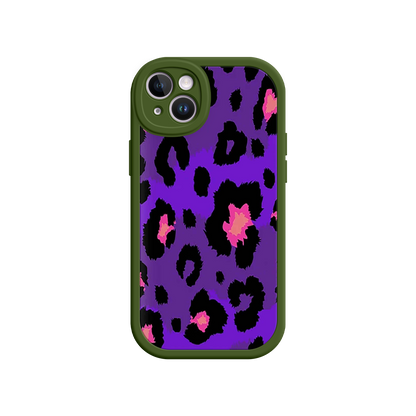 #MC0025 Factory Wholesale Purple Leopard Print iPhone 17 Case – Trendy Animal Print, Protective Fashion Cover, Bold & Stylish Design