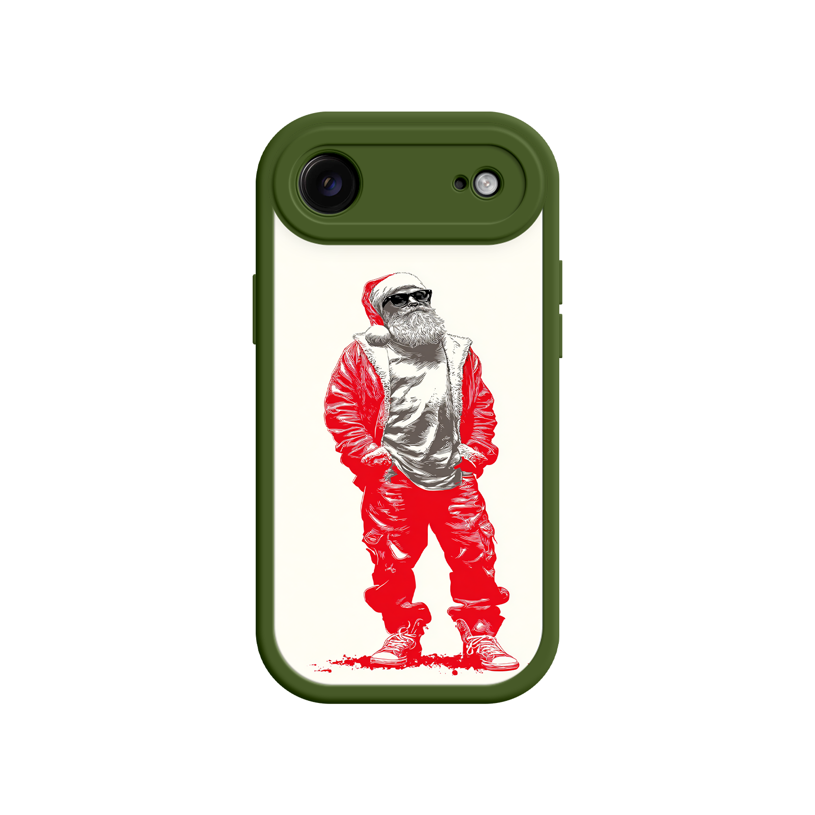 Stylish Santa phone case for iPhone 14 Pro