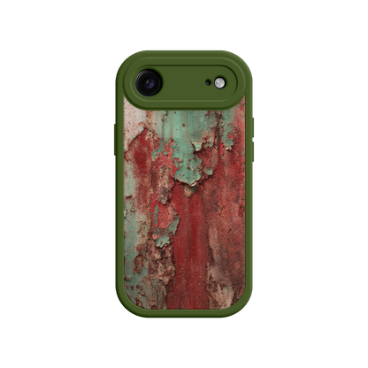 #MC0022 Factory Wholesale Rustic Metal Texture Phone Case – Vintage Industrial Style for iPhone 17