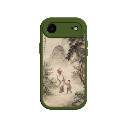 Cultural design phone case with Chinese brushwork