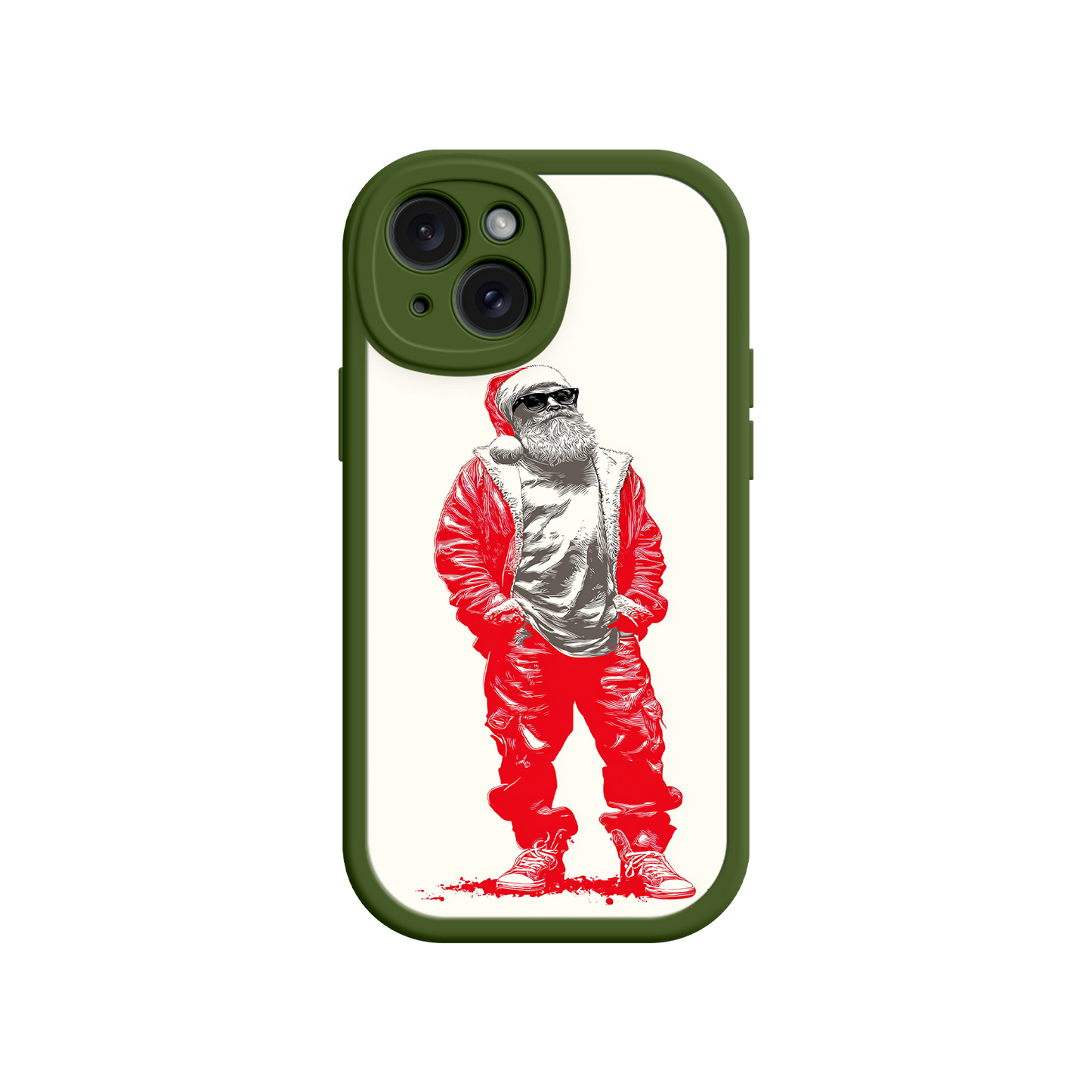 #MC0023 Factory Wholesale Urban Santa Street Style iphone 17 Case