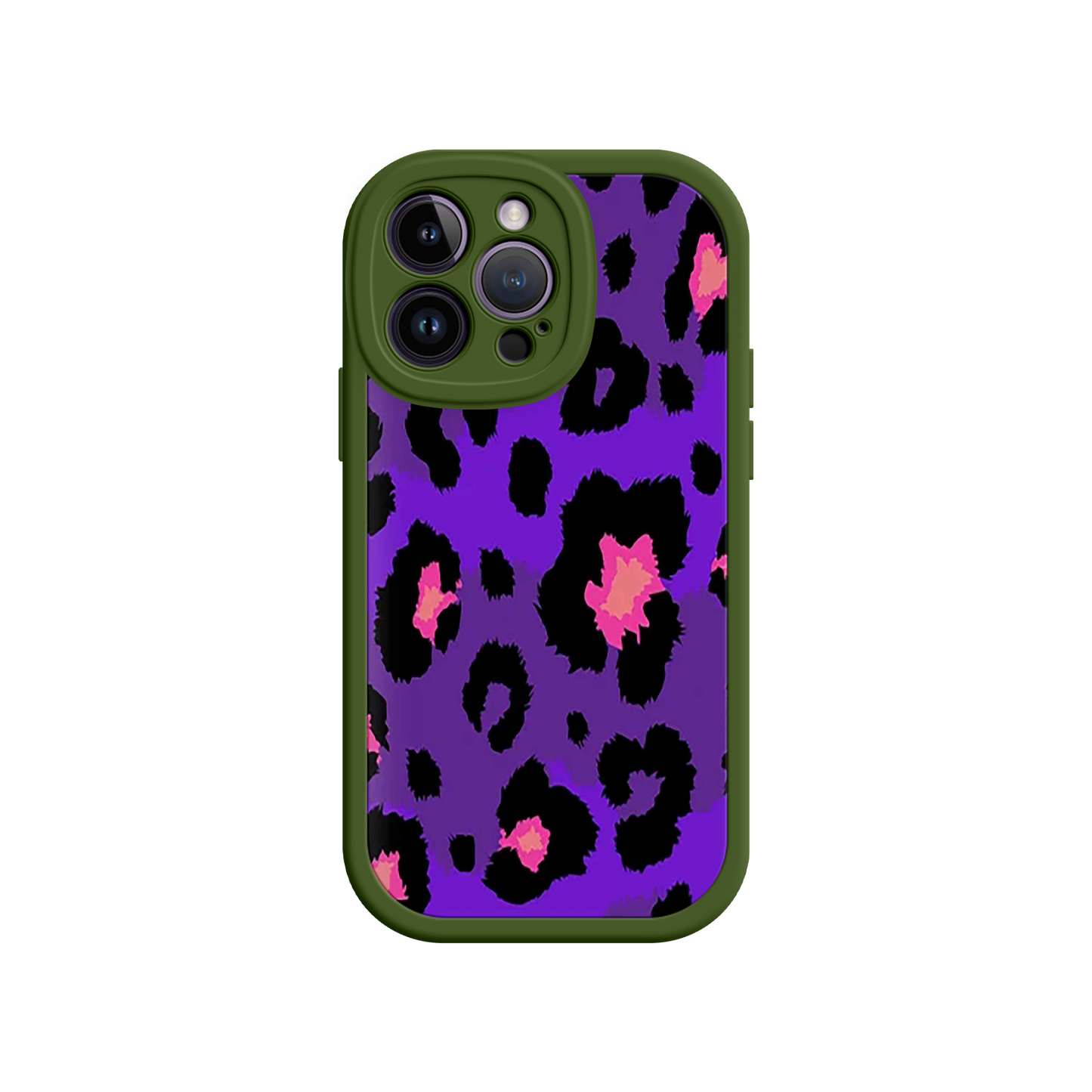 #MC0025 Factory Wholesale Purple Leopard Print iPhone 17 Case – Trendy Animal Print, Protective Fashion Cover, Bold & Stylish Design