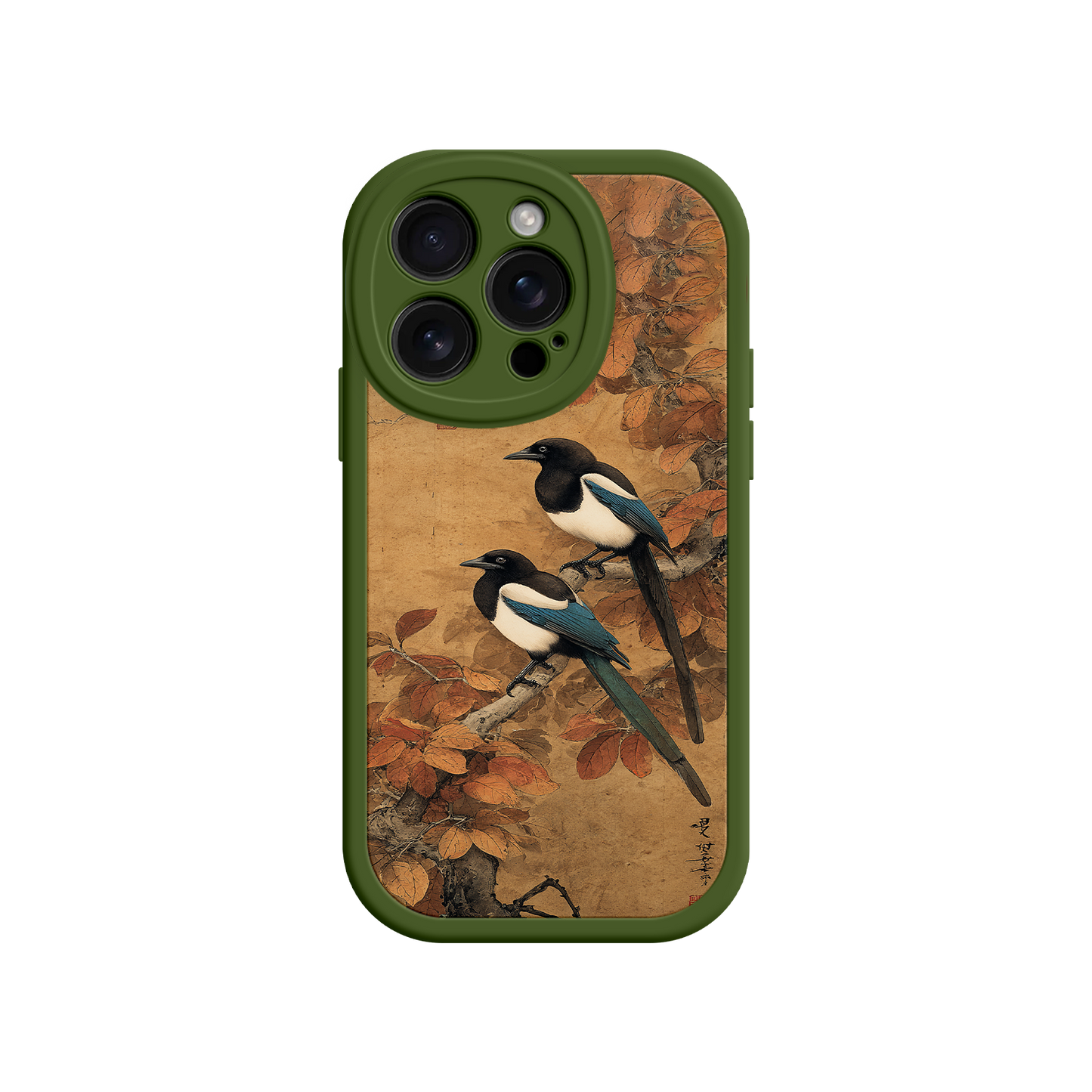 Elegant phone case with heritage-inspired design