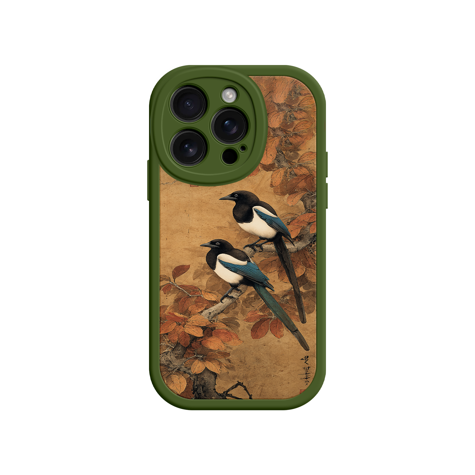 Elegant phone case with heritage-inspired design