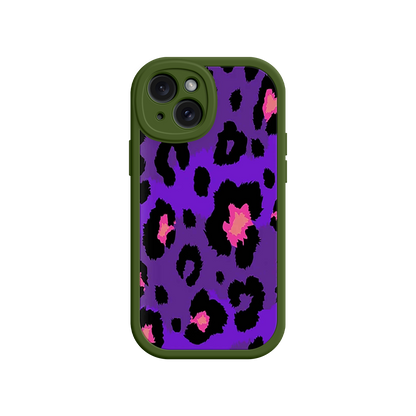 #MC0025 Factory Wholesale Purple Leopard Print iPhone 17 Case – Trendy Animal Print, Protective Fashion Cover, Bold & Stylish Design