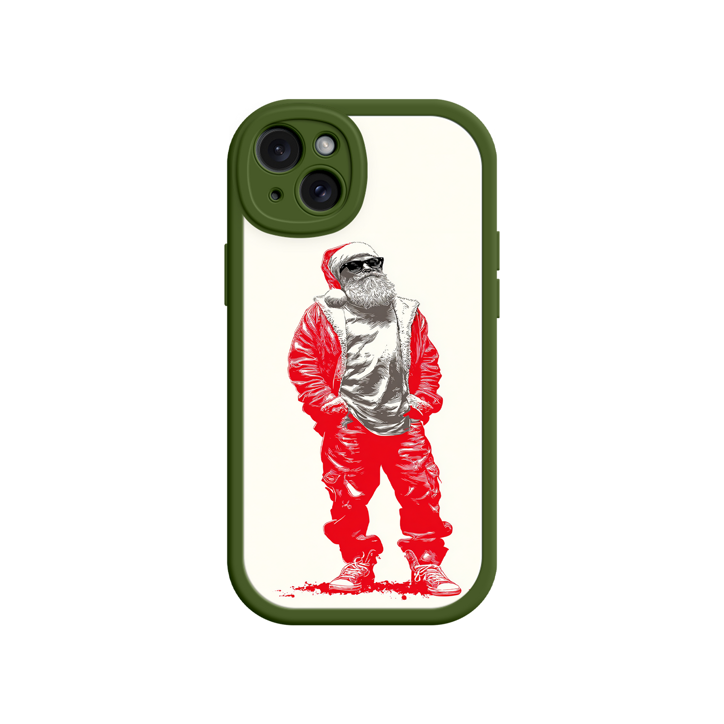 #MC0023 Factory Wholesale Urban Santa Street Style iphone 17 Case