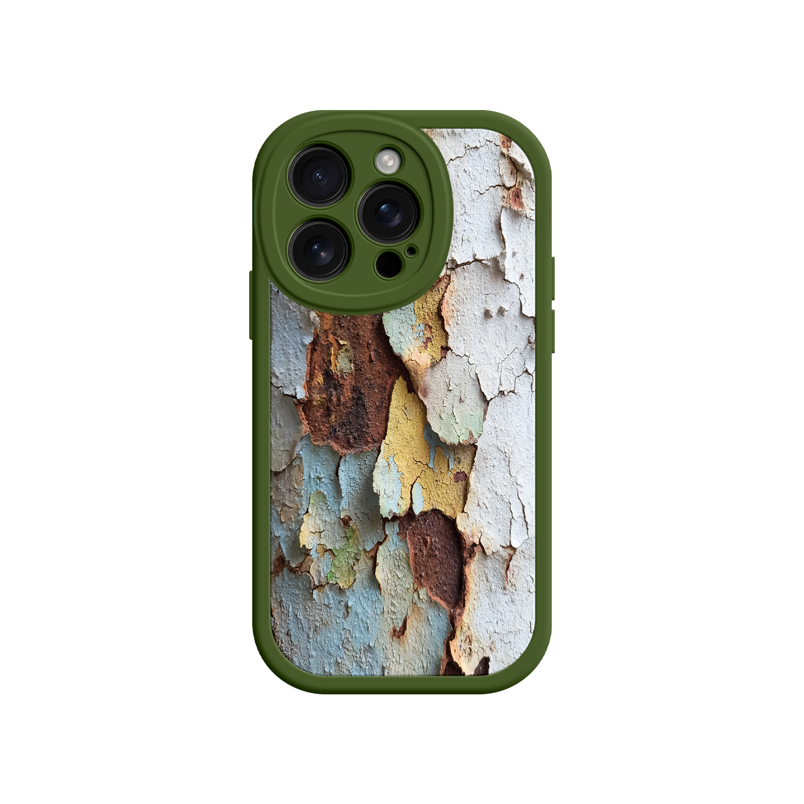 Textured phone case with industrial design