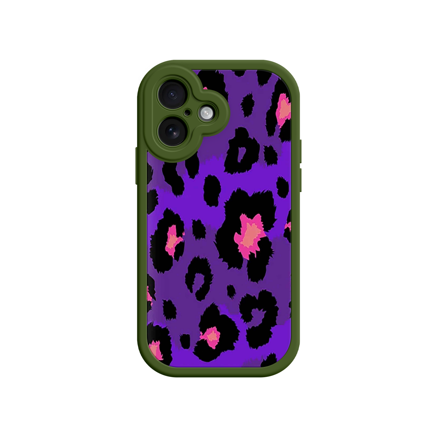 #MC0025 Factory Wholesale Purple Leopard Print iPhone 17 Case – Trendy Animal Print, Protective Fashion Cover, Bold & Stylish Design