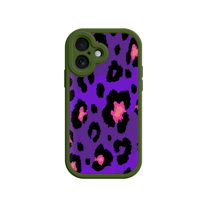 #MC0025 Factory Wholesale Purple Leopard Print iPhone 17 Case – Trendy Animal Print, Protective Fashion Cover, Bold & Stylish Design