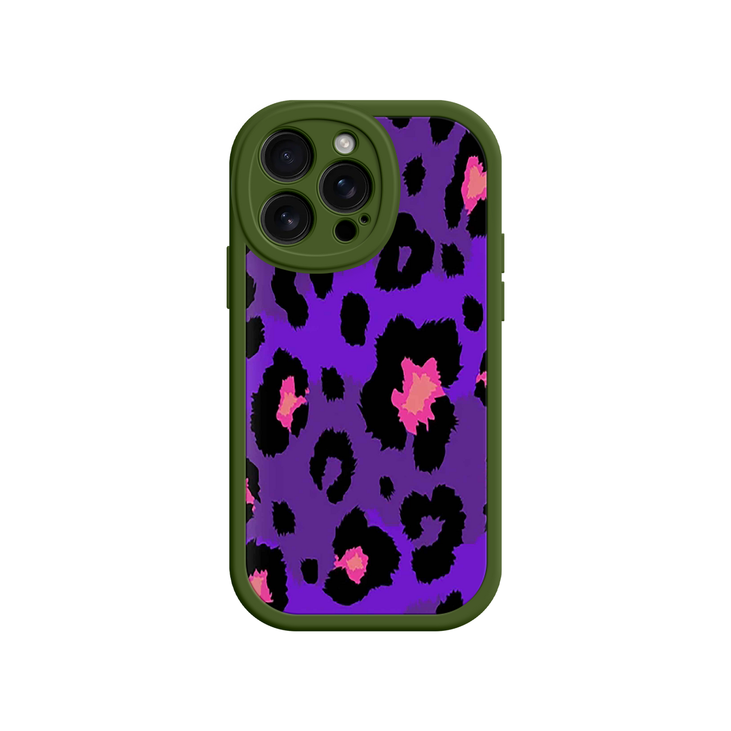#MC0025 Factory Wholesale Purple Leopard Print iPhone 17 Case – Trendy Animal Print, Protective Fashion Cover, Bold & Stylish Design