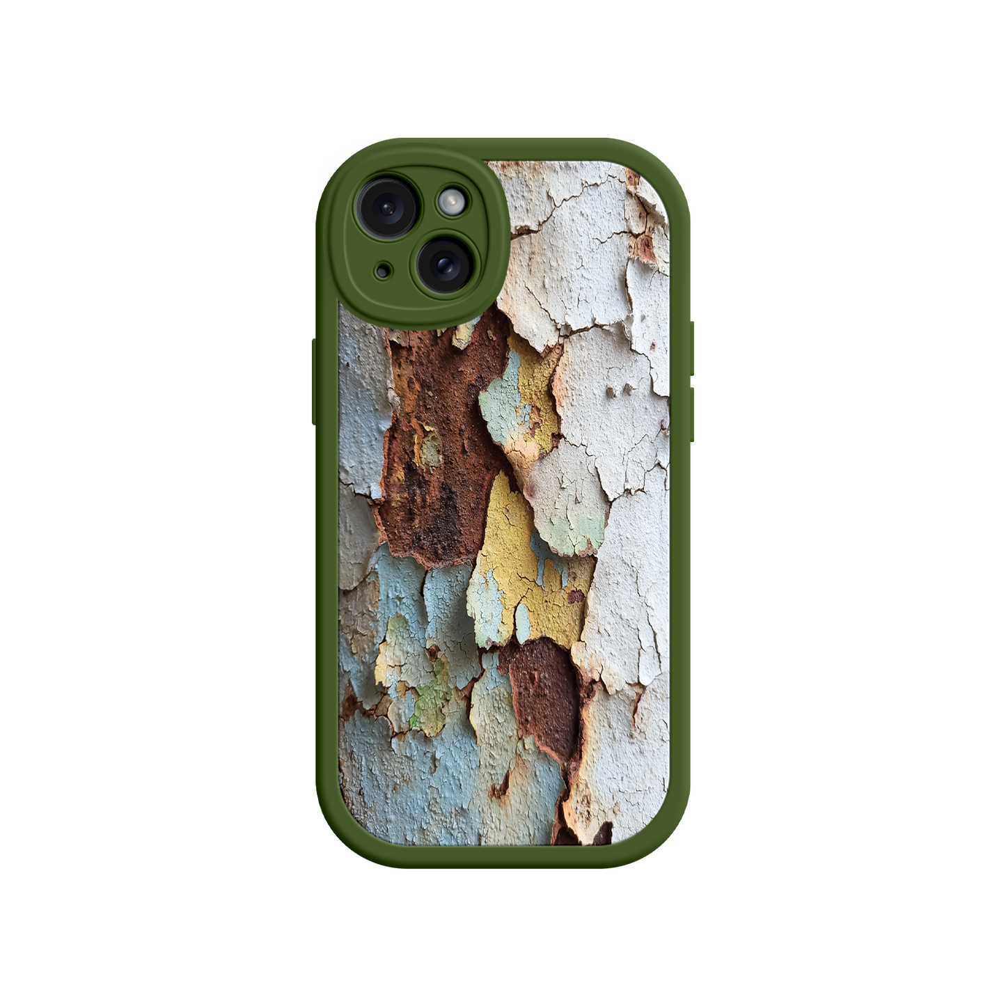 Distressed paint phone case for creative minds