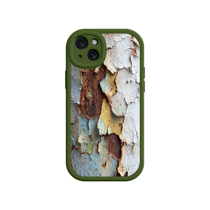 Distressed paint phone case for creative minds