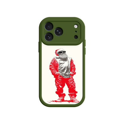 Stylish Santa phone cover for holiday season