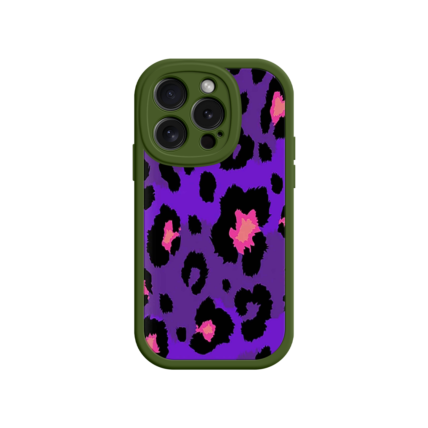 #MC0025 Factory Wholesale Purple Leopard Print iPhone 17 Case – Trendy Animal Print, Protective Fashion Cover, Bold & Stylish Design