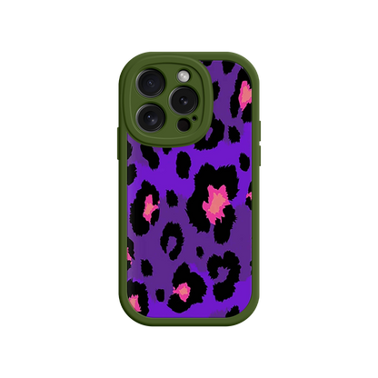 #MC0025 Factory Wholesale Purple Leopard Print iPhone 17 Case – Trendy Animal Print, Protective Fashion Cover, Bold & Stylish Design