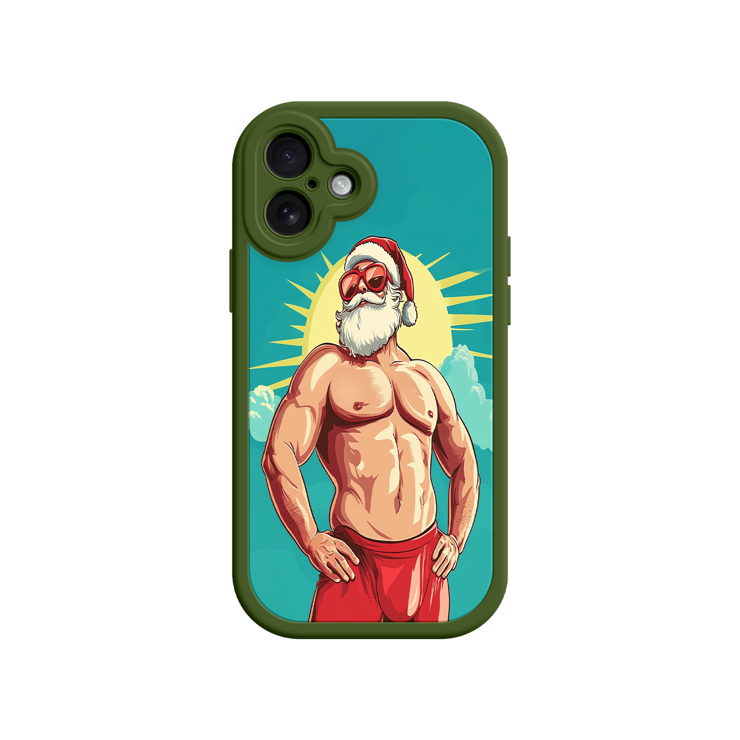 Funny Christmas phone case for gift shoppers