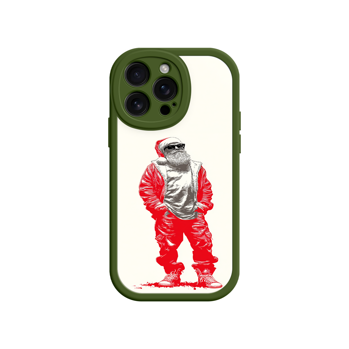 #MC0023 Factory Wholesale Urban Santa Street Style iphone 17 Case