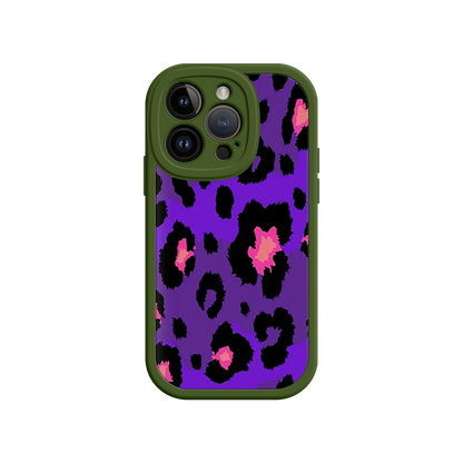#MC0025 Factory Wholesale Purple Leopard Print iPhone 17 Case – Trendy Animal Print, Protective Fashion Cover, Bold & Stylish Design
