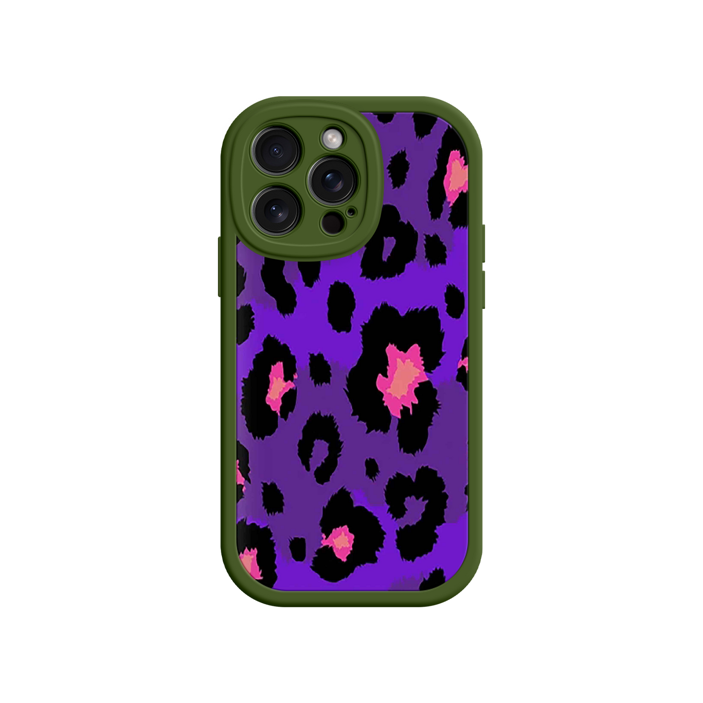 #MC0025 Factory Wholesale Purple Leopard Print iPhone 17 Case – Trendy Animal Print, Protective Fashion Cover, Bold & Stylish Design