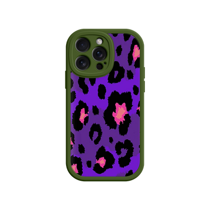 #MC0025 Factory Wholesale Purple Leopard Print iPhone 17 Case – Trendy Animal Print, Protective Fashion Cover, Bold & Stylish Design