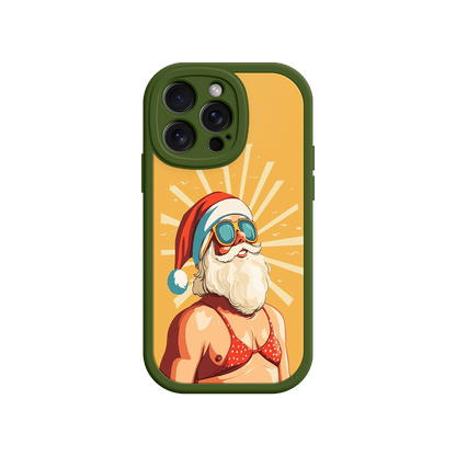 Unique phone case with creative Christmas design