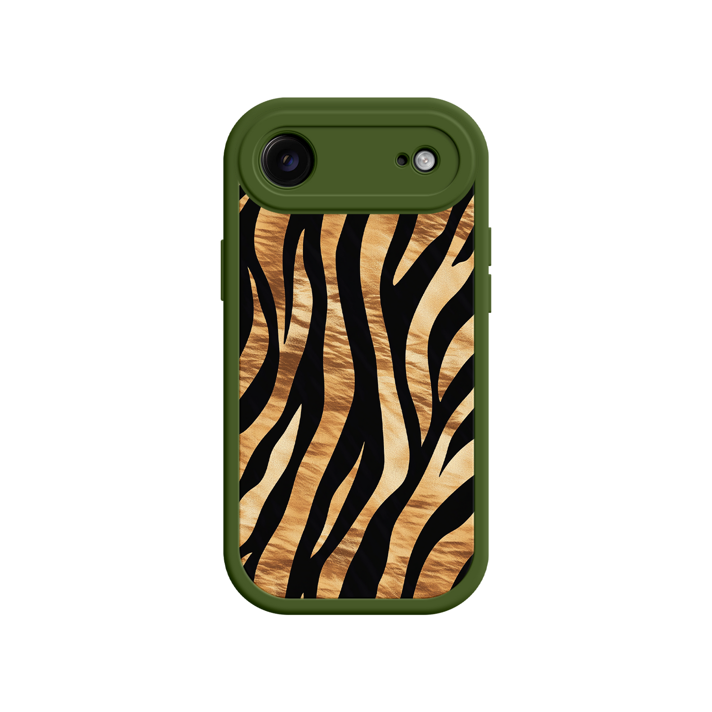 Fashion phone case with fierce animal print