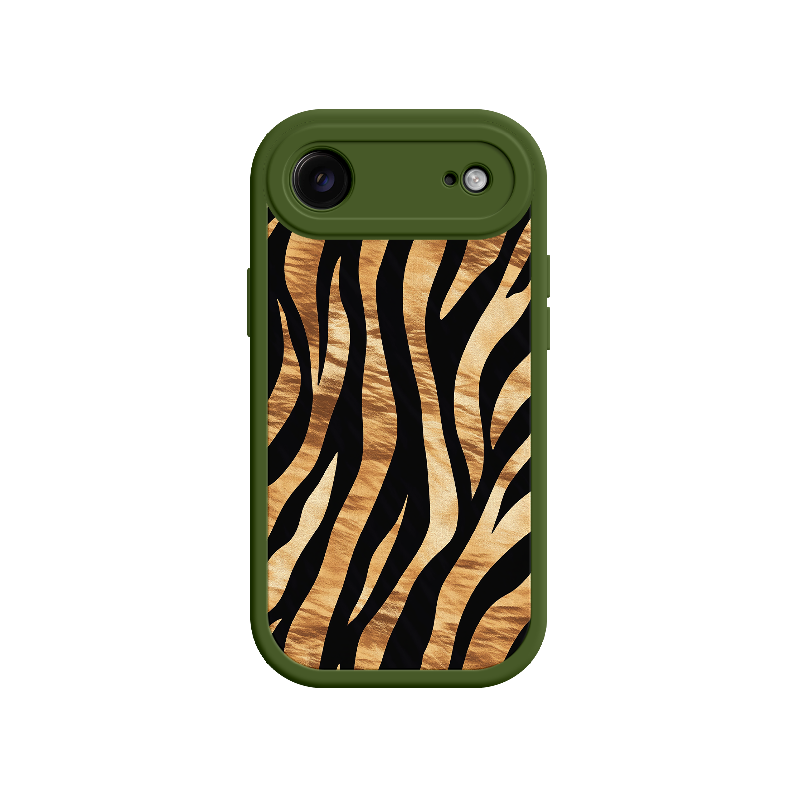 Fashion phone case with fierce animal print