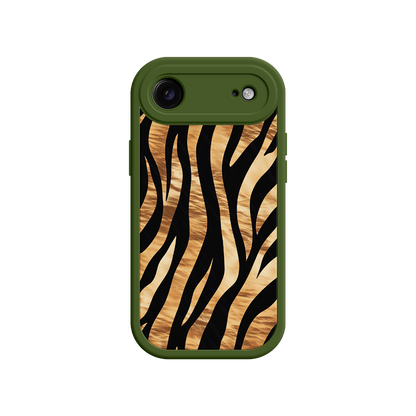 Fashion phone case with fierce animal print