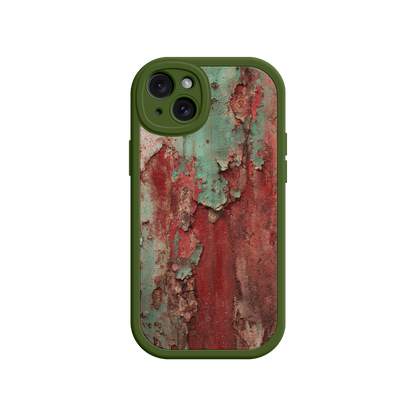 #MC0022 Factory Wholesale Rustic Metal Texture Phone Case – Vintage Industrial Style for iPhone 17